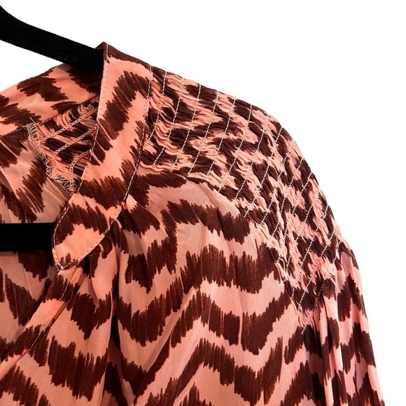 Mango Bicolour Print Blouse - Picture 8 of 15